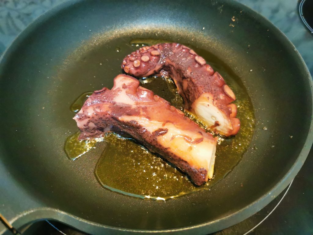 pulpo plancha exprés
