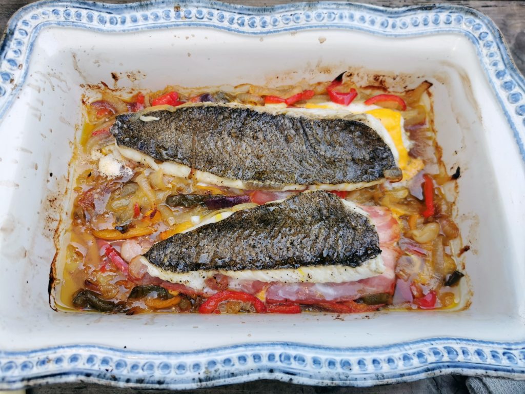gallo relleno horno