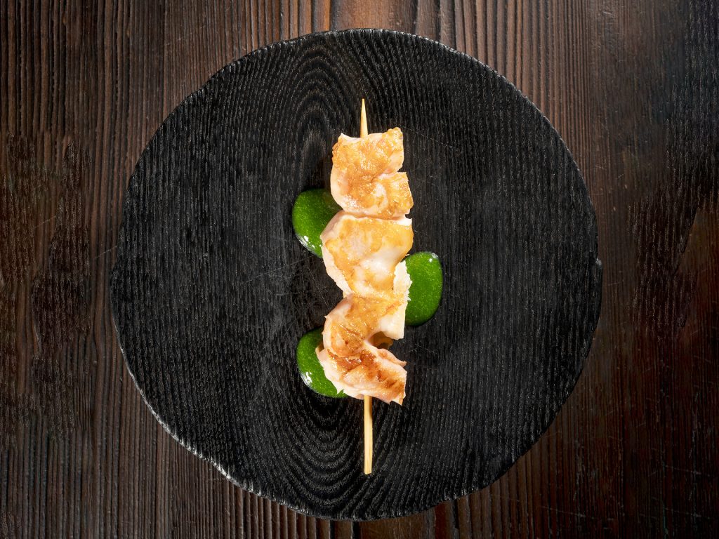 Receta de brocheta de langostinos