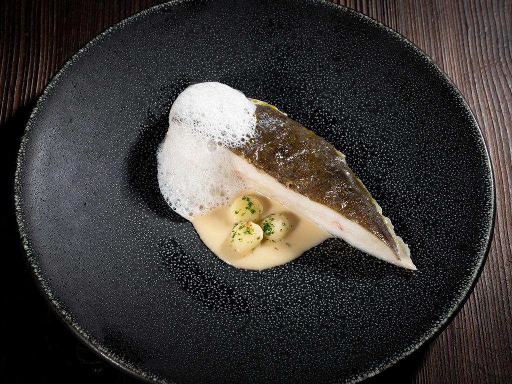 Receta de rodaballo relleno en salsa de sidra